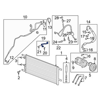Ford OE - A/C Refrigerant Discharge Hose