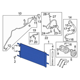 Ford OE - A/C Condenser