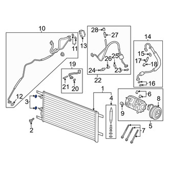 Ford OE - A/C Compressor Seal Kit