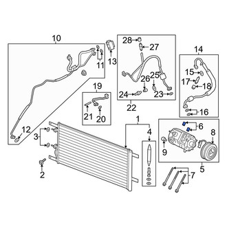 Ford OE - A/C Compressor Bolt Sleeve