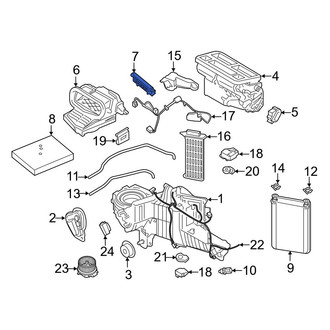 Ford OE - Cabin Air Filter Cover