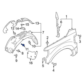 Ford OE - Fender Liner Screw