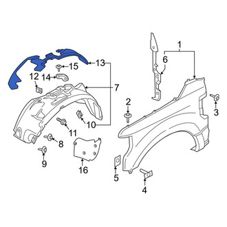 Ford OE - Front Left Fender Splash Shield