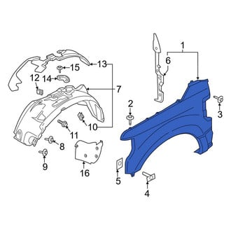 Ford OE - Rear Right Fender