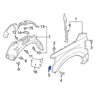 Ford OE - Wheel Arch Flare Nut