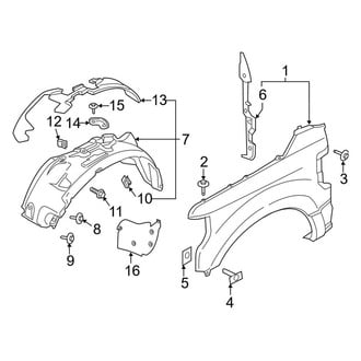 Ford OE - Fender & Components (Regular Cab / Crew Cab)