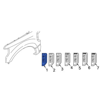 Ford OE - Front Right Fender Emblem