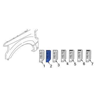Ford OE - Front Left Fender Emblem