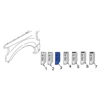 Ford OE - Front Left Fender Emblem