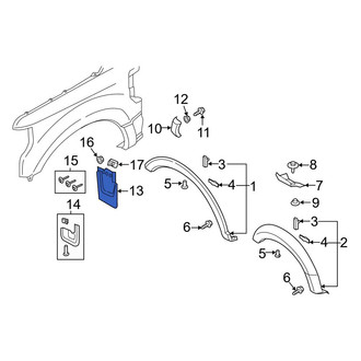 Ford OE - Front Right Mud Flap
