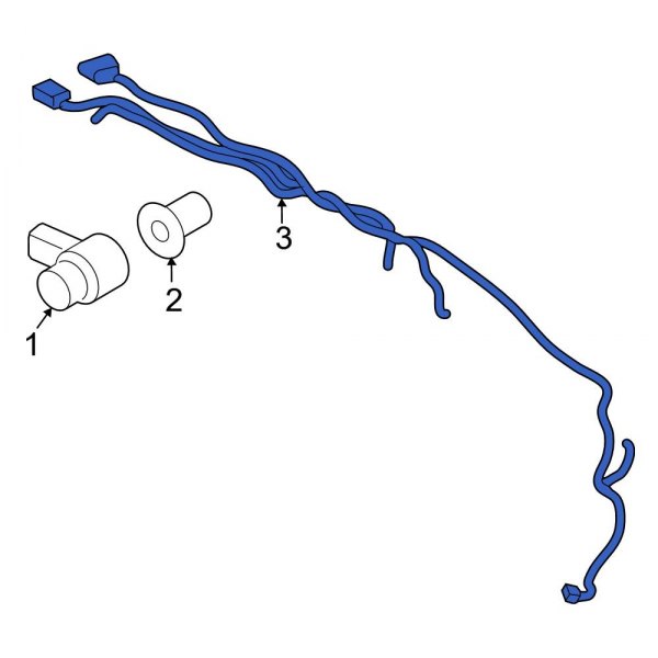 Parking Aid System Wiring Harness