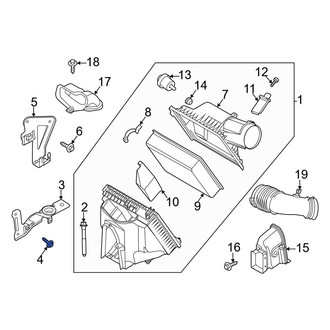 Ford OE - Air Filter Housing Bolt