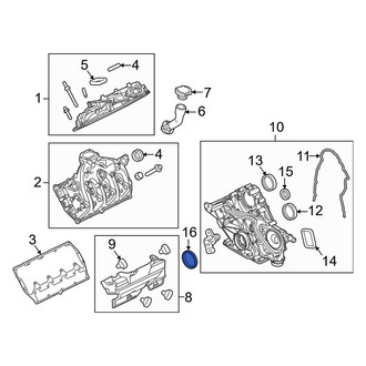 Ford OE - Rear Engine Crankshaft Seal