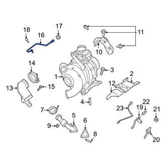 Ford OE - Turbocharger Oil Line
