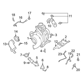 Ford OE - Engine - Turbocharger & Components (Regular Cab / Crew Cab)