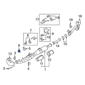 Ford OE - Exhaust System Hanger Bracket