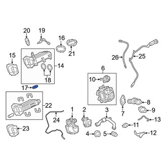 Ford OE - Exhaust Gas Recirculation (EGR) Cooler Gasket