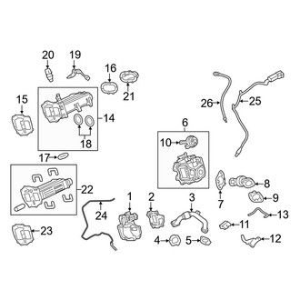 Ford OE - Emission System - Emission Components (EGR Valve & Cooler), (Regular Cab / Crew Cab)