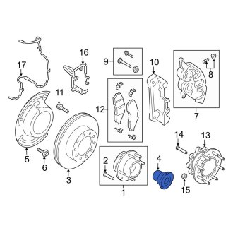 Ford F-250 OEM Driveline & Axle Parts | Hubs, CV-Joints — CARiD.com