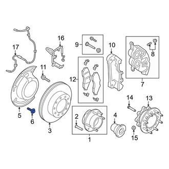 Ford OE - Brake Dust Shield Bolt