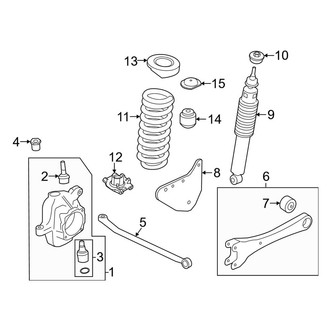 Ford OE - Front Suspension - Suspension Components (Crew Cab)