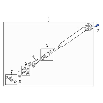 Ford OE - Drive Shaft Flange Yoke Bolt