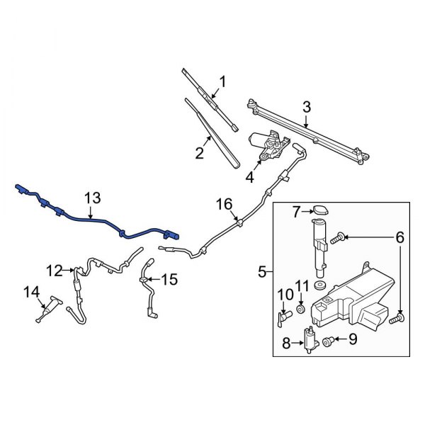 Windshield Washer Hose