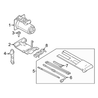 Ford OE - Cab - Jack & Components (Regular Cab), (XL / XLT Regular Cab)