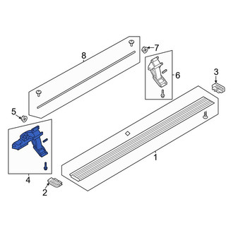 Ford OE - Front Left Running Board Mounting Bracket