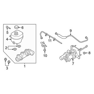 Ford OE - Cab - Components on Dash Panel (King Ranch / Lariat / Limited / Platinum / XL / XLT Crew Cab)