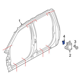 Ford OE - Suspension Stabilizer Bar Bracket Nut