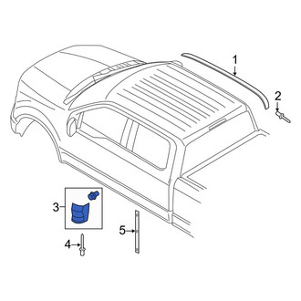Ford OE - Left Truck Cab Corner Trim Panel