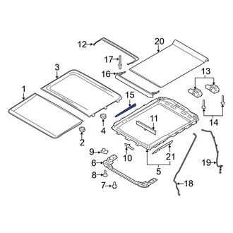 Ford OE - Sunroof Deflector