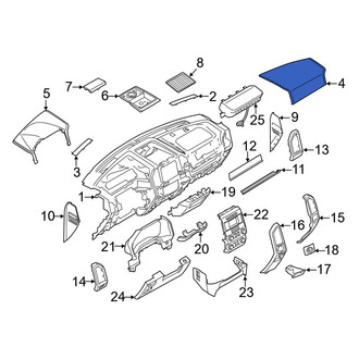 Ford OE - Right Upper Instrument Panel Cover