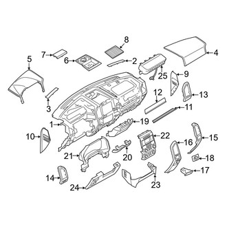 Ford OE - Instrument Panel Components (Panel & Trim), (Regular Cab / Crew Cab)