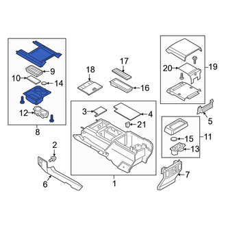 Ford OE - Front Console Trim Panel
