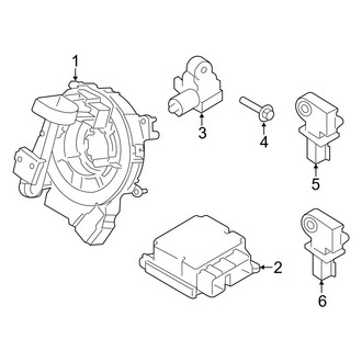 Ford OE - Restraint Systems - Air Bag Components (Modules & Sensors), (Regular Cab / Crew Cab)