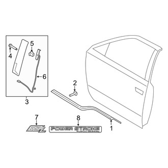 Ford OE - Front Door - Exterior Trim