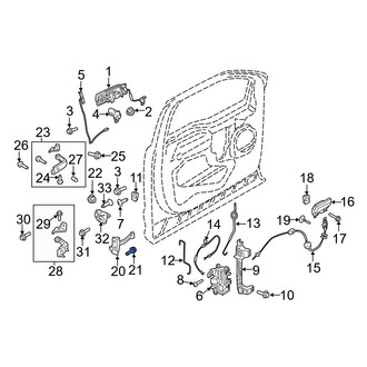 Ford OE - Door Check Bolt