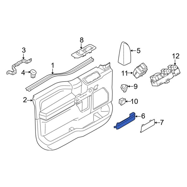 Interior Door Pull Handle