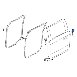 Ford OE - Front Upper Outer Instrument Panel Air Duct