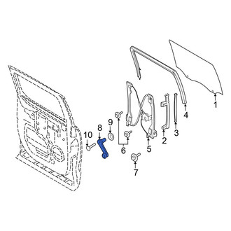 Ford OE - Rear Window Crank Handle