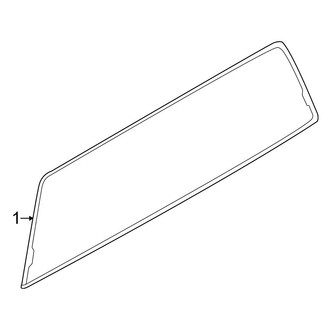 Ford OE - Back Glass - Glass (Stationary), (Crew Cab)