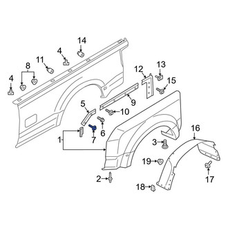 Ford OE - Sound Absorber Clip