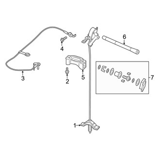 Ford OE - Spare Tire Carrier - Carrier & Components (Crew Cab)