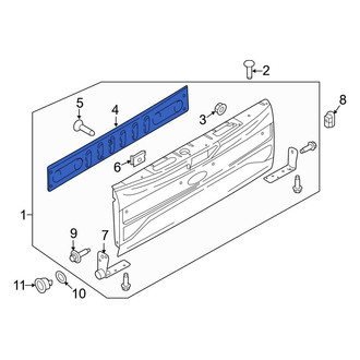Ford OE - Rear Tailgate Gap Cover