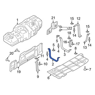 Ford OE - Front Fuel Tank Strap