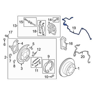 Ford OE - ABS Pressure Hose