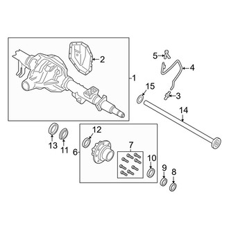 Ford OE - Rear Suspension - Rear Axle (Crew Cab)