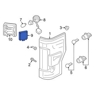 Ford OE - Blind Spot Detection System Warning Sensor